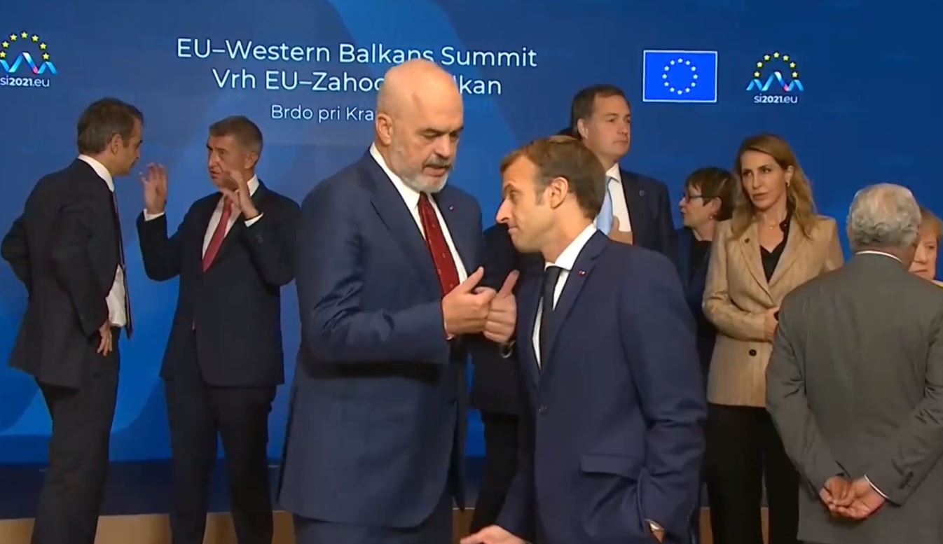 Samiti në Slloveni, çfarë i numëron me gishta Rama presidentit francez