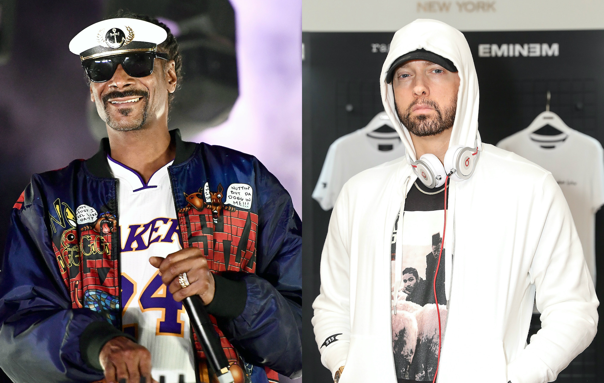 Lënë pas inatet e vjetra, pajtohen Snoop Dogg dhe Eminem