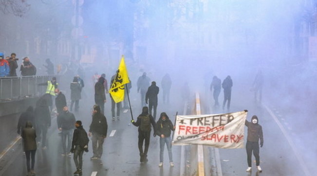 Protestat kundër bllokimit, Brukseli: Nuk ka vend për dhunë në BE