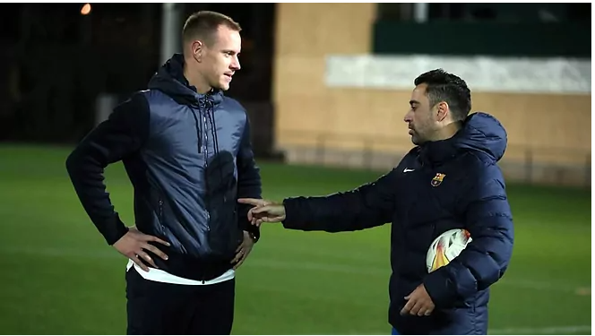 Ter Stegen i bashkohet Barcelonës në stërvitje