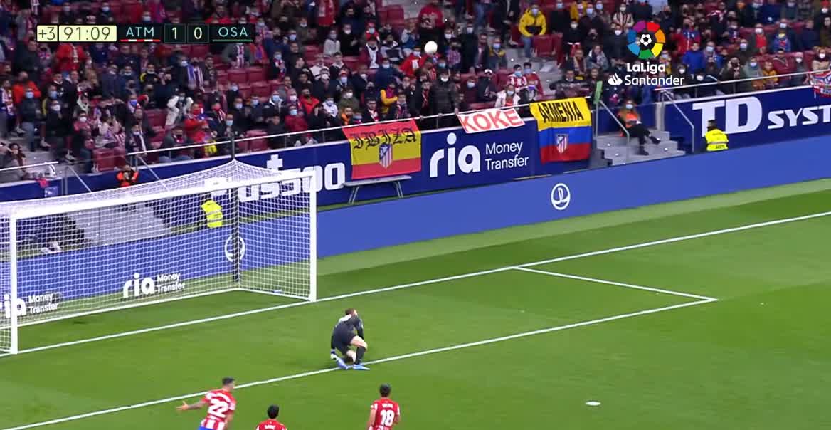 VIDEO/ Pritja vendimtare e Oblak në limit që i dhuroi fitoren Atl Madrid