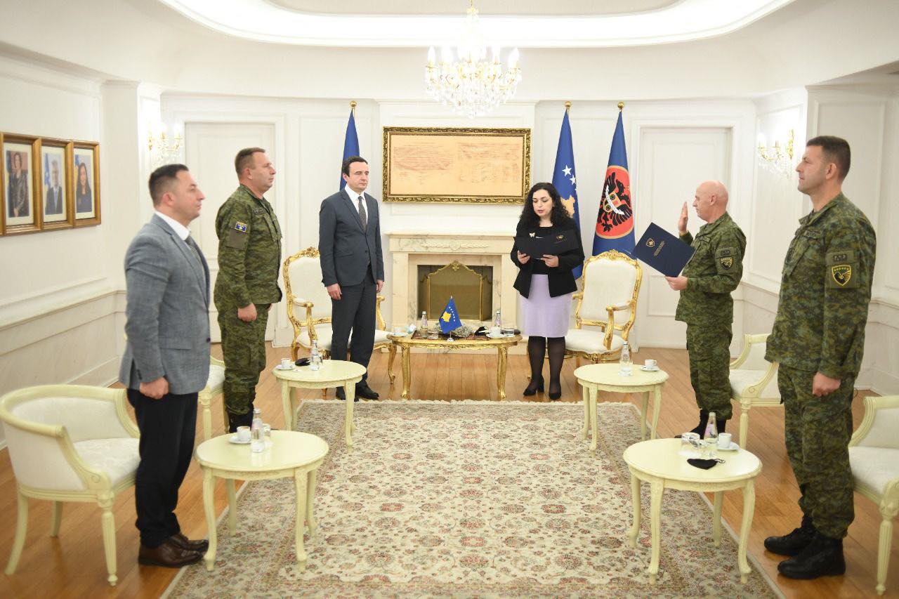 Osmani emëron komandantin e ri të Forcës së Sigurisë së Kosovës