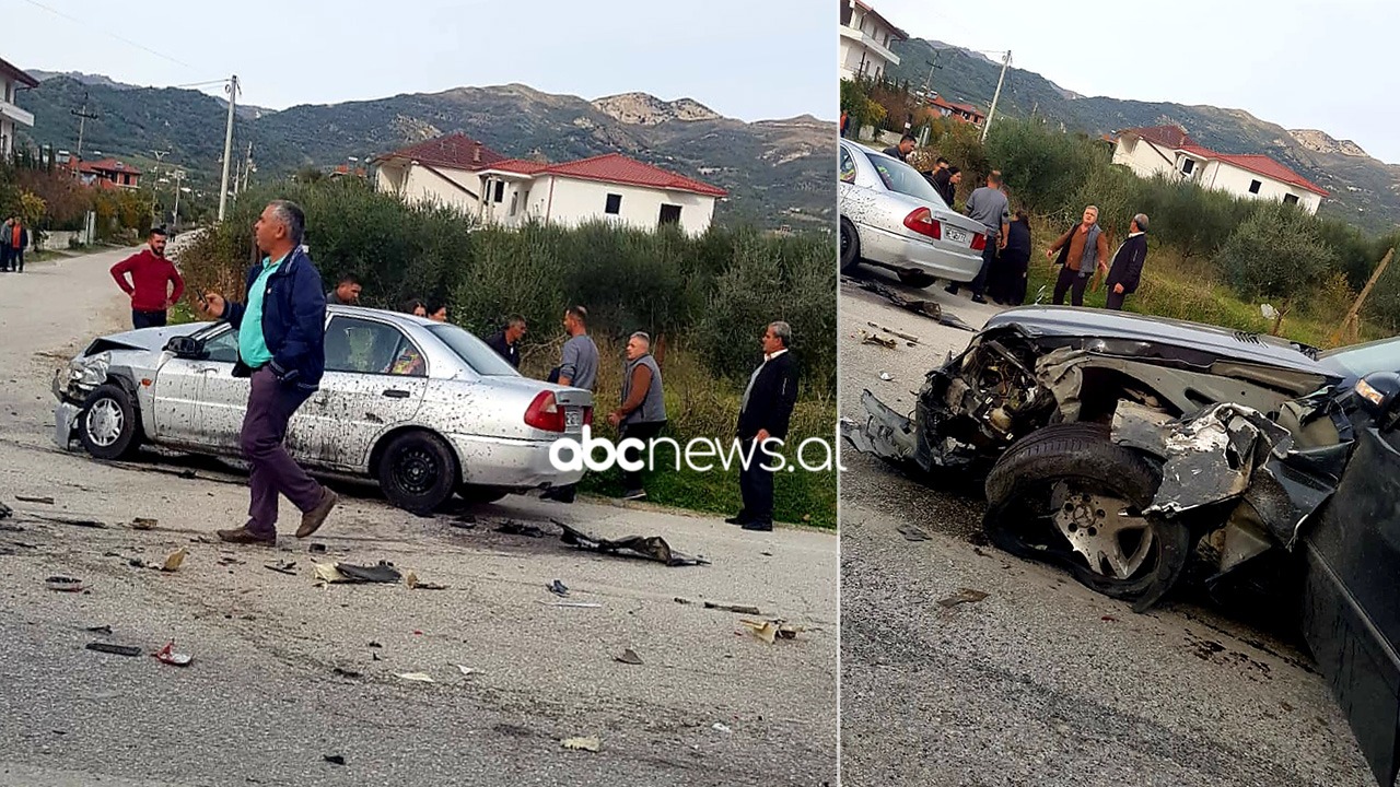 Aksident në Elbasan, lëndohen 2 gra, copat e makinës në rrugë