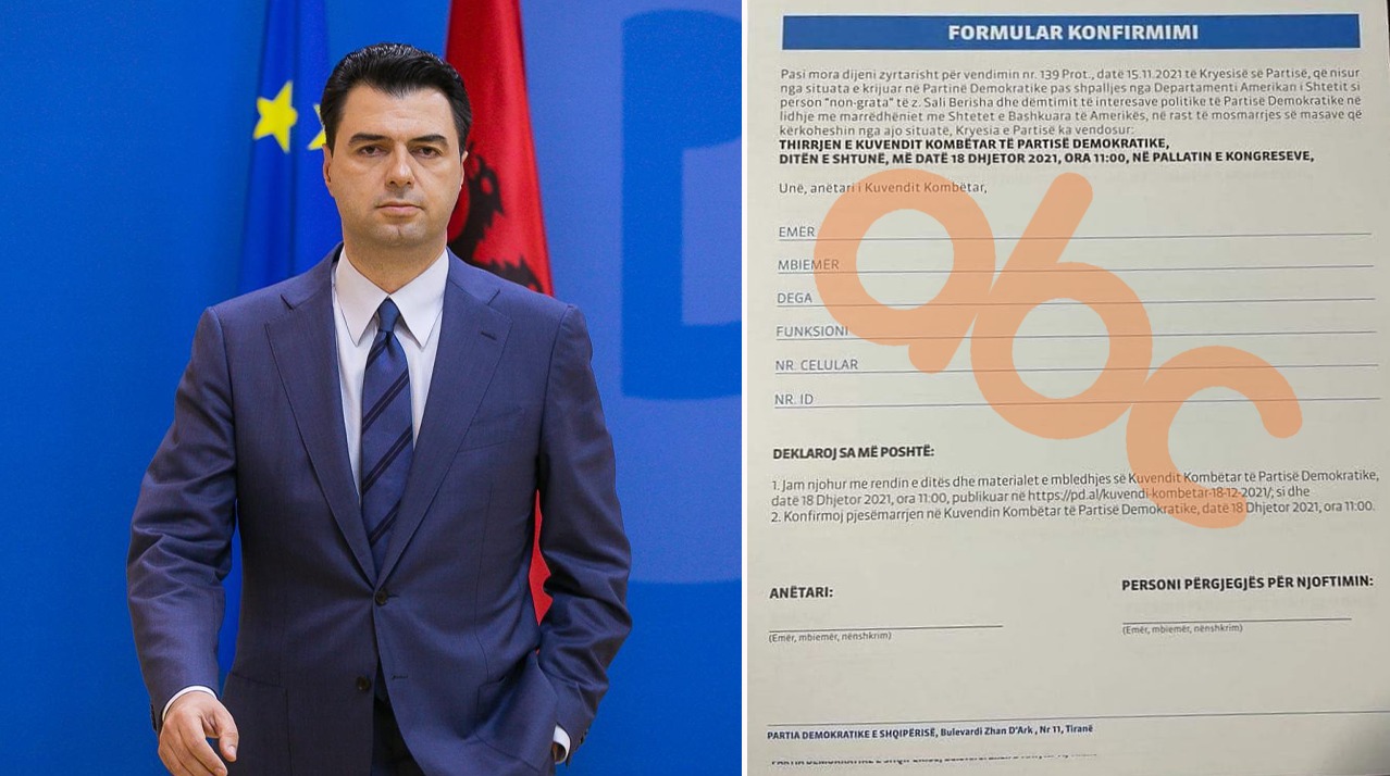 Zbulohet formulari për Kuvendin Kombëtar të 18 dhjetorit