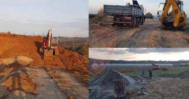 Fieraku kapet duke gërmuar tokën, sekuestrohen ekskavatorët dhe kamioni