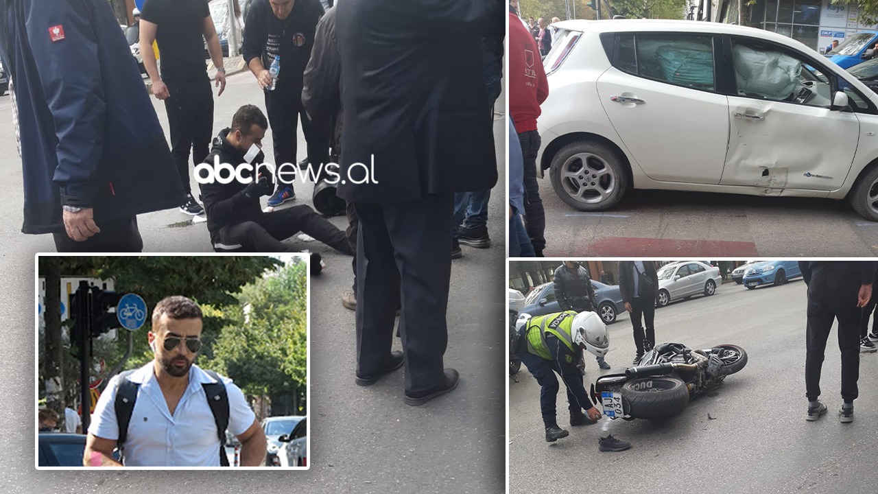 Dalin pamjet e aksidentit, Gaz Paja po udhëtonte me motor, u përplas me një automjet