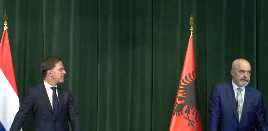 Rutte:  Netherlands is the largest investor in Albania, and has done a lot for the negotiations