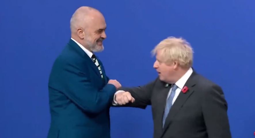 Rama meets Boris Johnson in Scotland