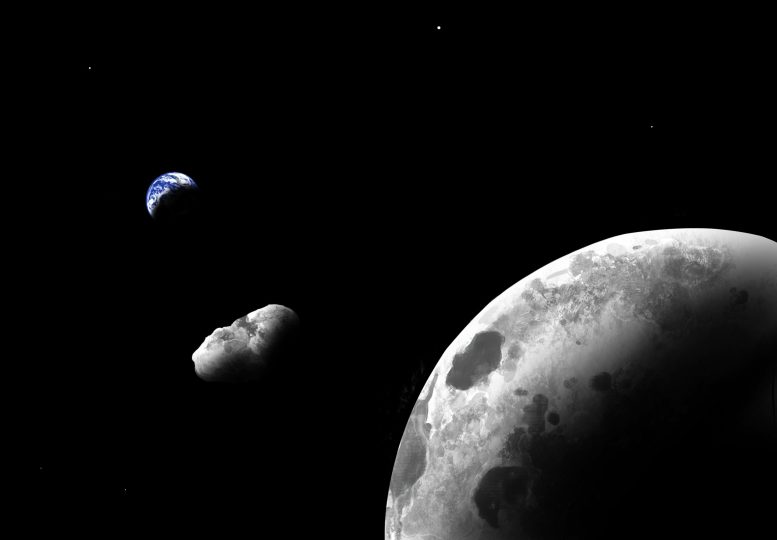 Një asteroid që rrotullohet rreth Tokës mund të jetë një pjesë e lashtë e Hënës