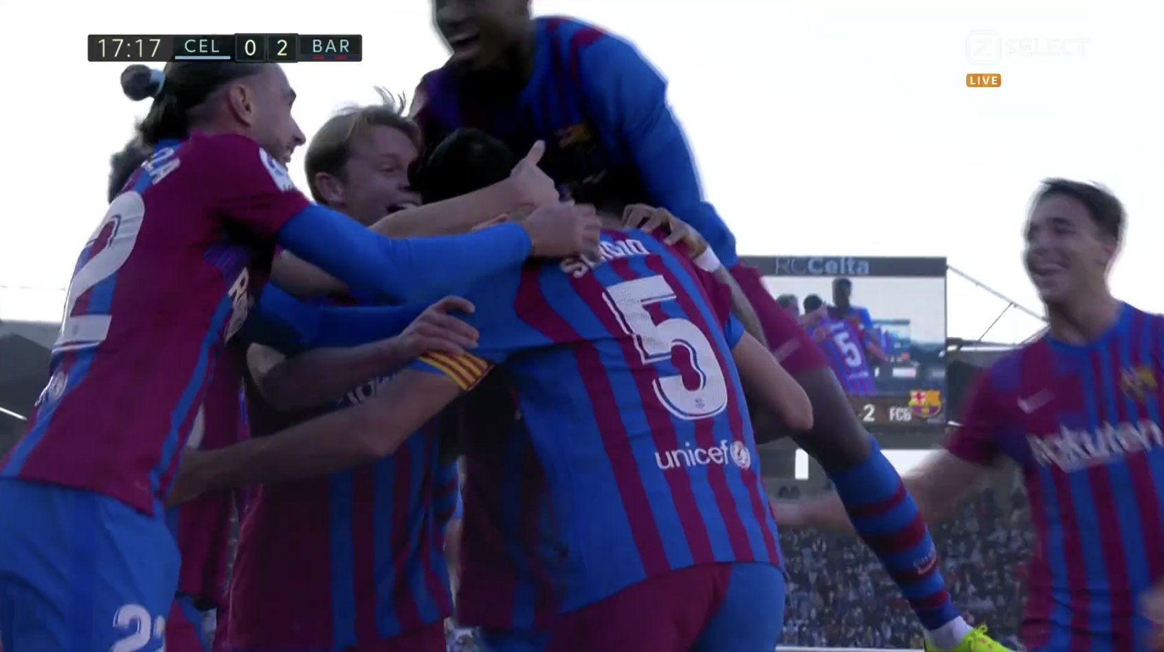VIDEO/ Nuk ndalet Barcelona, shënon golin e dytë përballë Celta Vigos