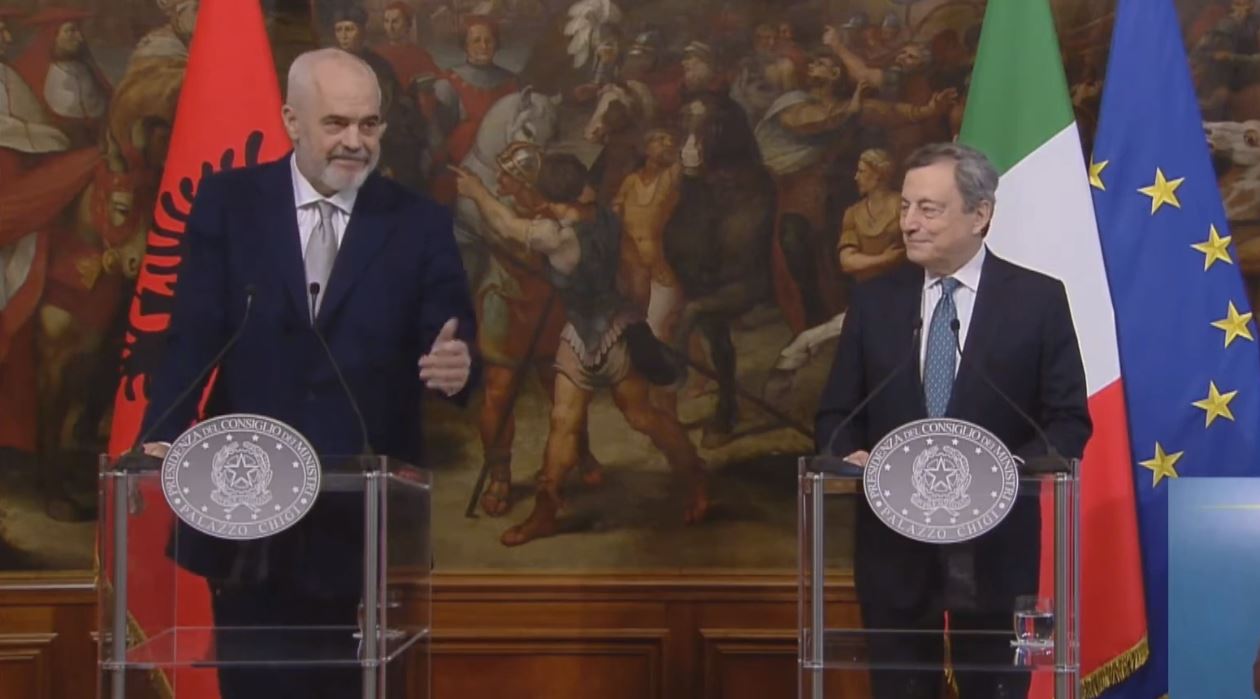 “Italia krah Shqipërisë për Integrimin”, Rama: Çfarë i kërkova Draghit për pensionet e shqiptarëve