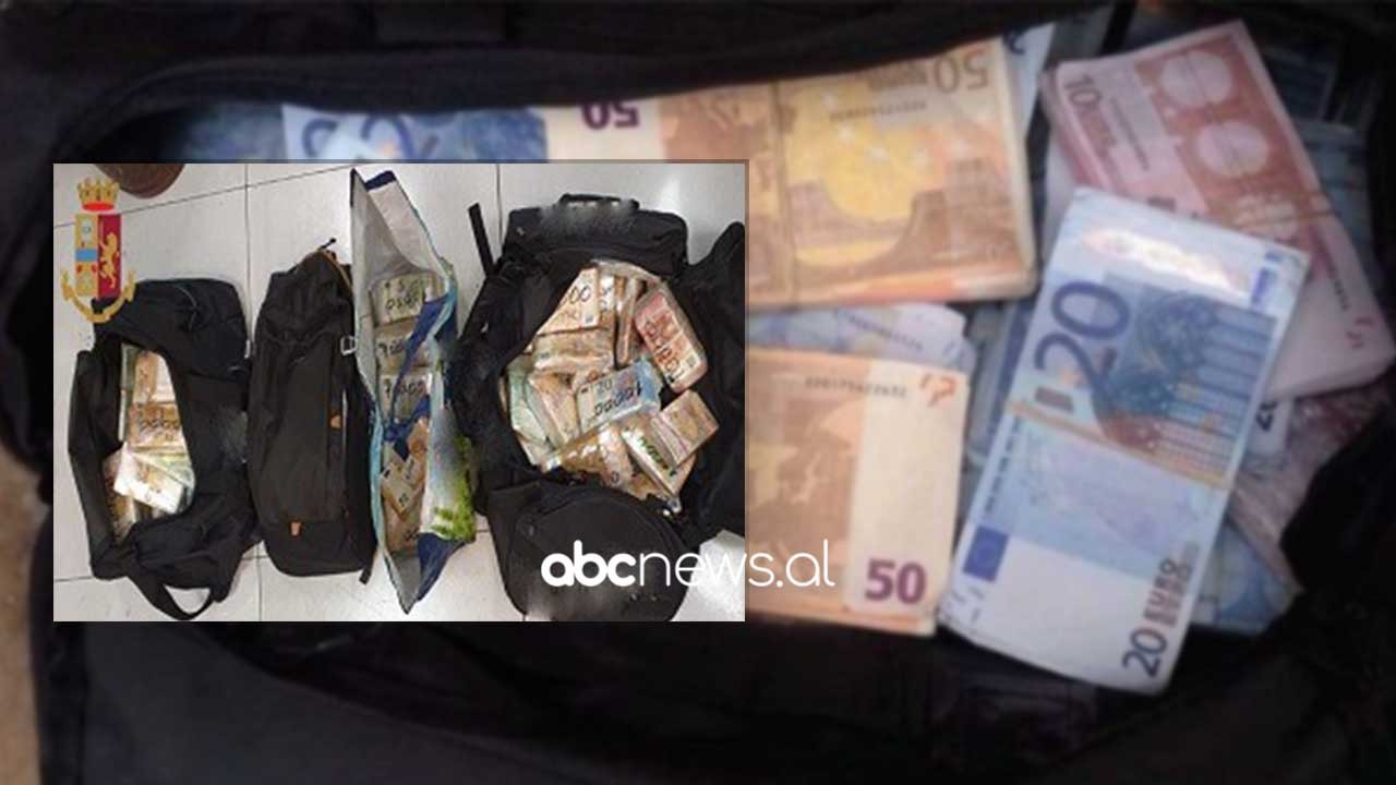 Dy të rinjtë shqiptar kapen me 800 mijë euro në çantë, paratë vinin nga trafiku i drogës