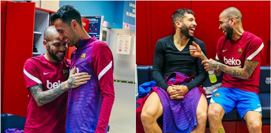 FOTO/ Dani Alves e vendos veten në urdhrat e Xavi-t