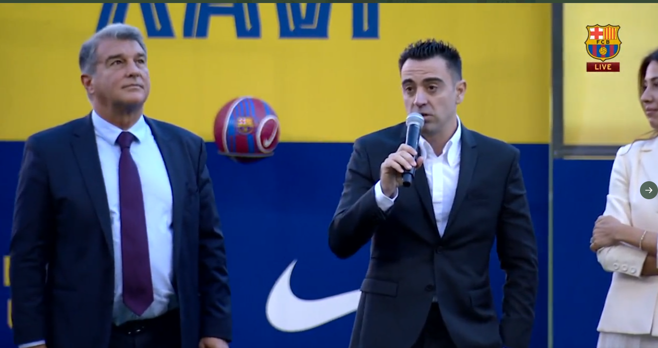 VIDEO/ Xavi prezantohet te Barcelona: Do të gëzohemi dhe do të fitojmë