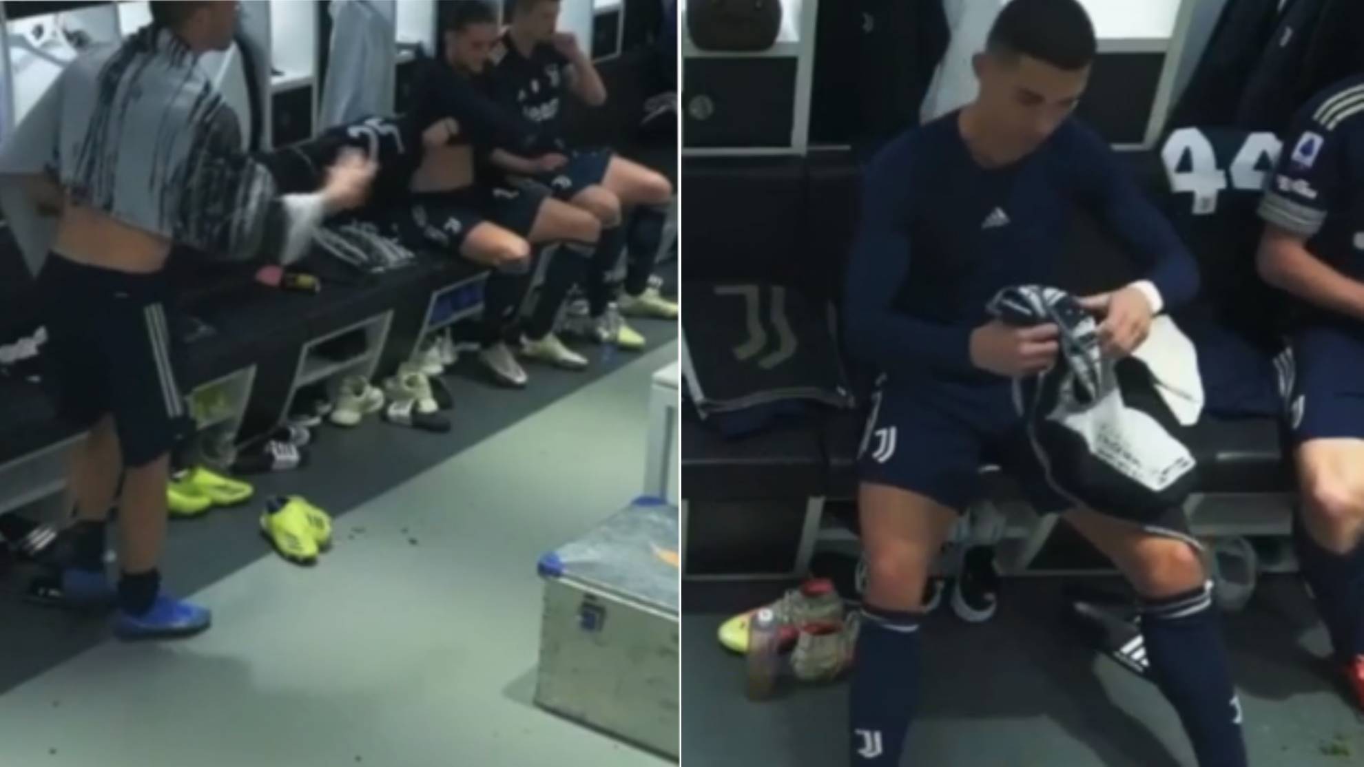 VIDEO/ Zemërimi Bonuccit në dhomën e zhveshjes dhe reagimi i Ronaldos