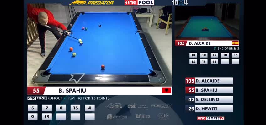 VIDEO/ Bilardo, Besar Spahiu dhuron spektakël dhe kualifikohet në tetë më të mirët