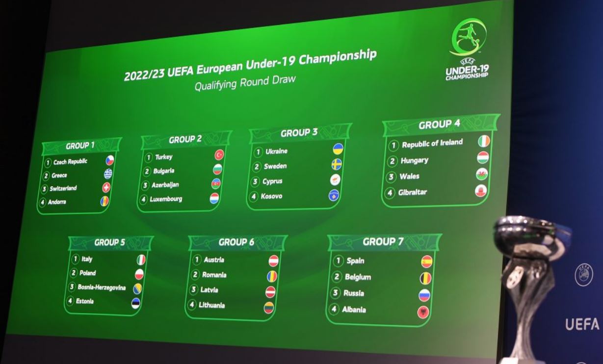 Hidhet shorti, Shqipëria U-19 ndjeh rivalët e eliminatoreve të Europianit 2022-2023