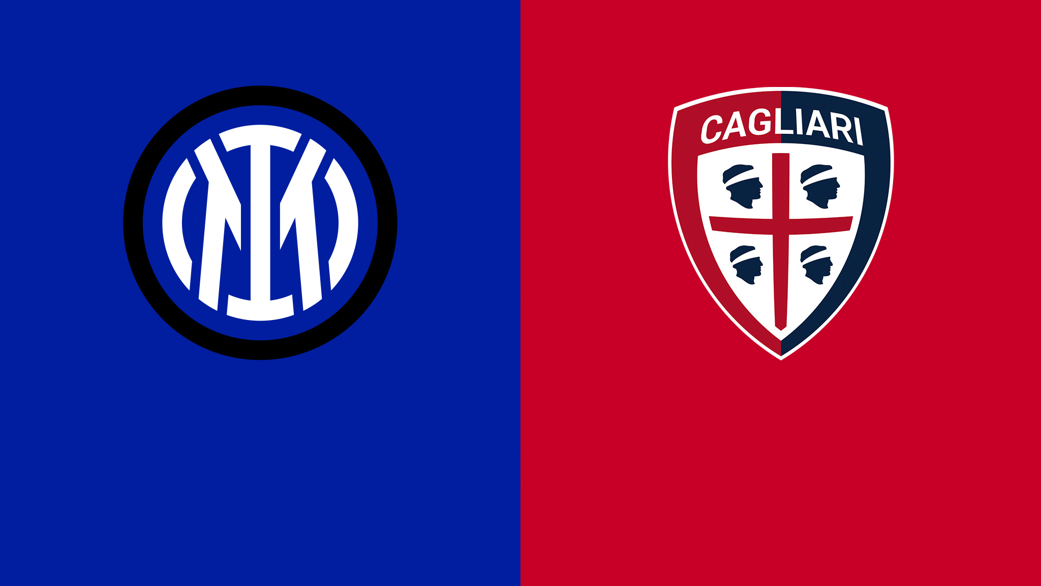 Formacionet zyrtare Inter-Cagliari