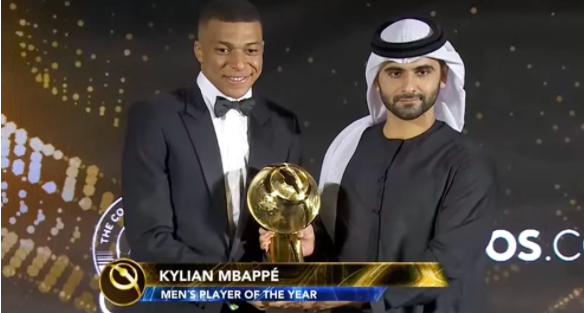 Globe Soccer Awards, Mbappe shpallet lojtari më i mirë i vitit