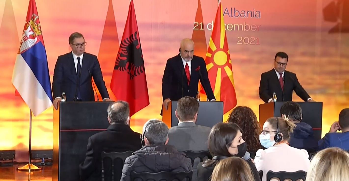 “Open Ballkan”, Rama-Zaev-Vuçiç: Marrëveshjet futen në fuqi nga dita e sotme, nuk presim BE-në