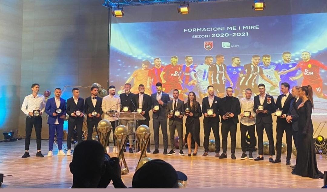 Bregu “Topi i Artë 2021”, FSHF shpall edhe formacionin më të mirë të vitit