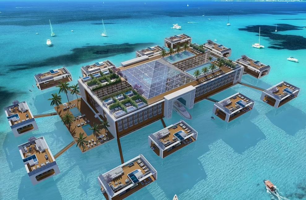 Hoteli që “noton” do të ndërtohet në Dubai