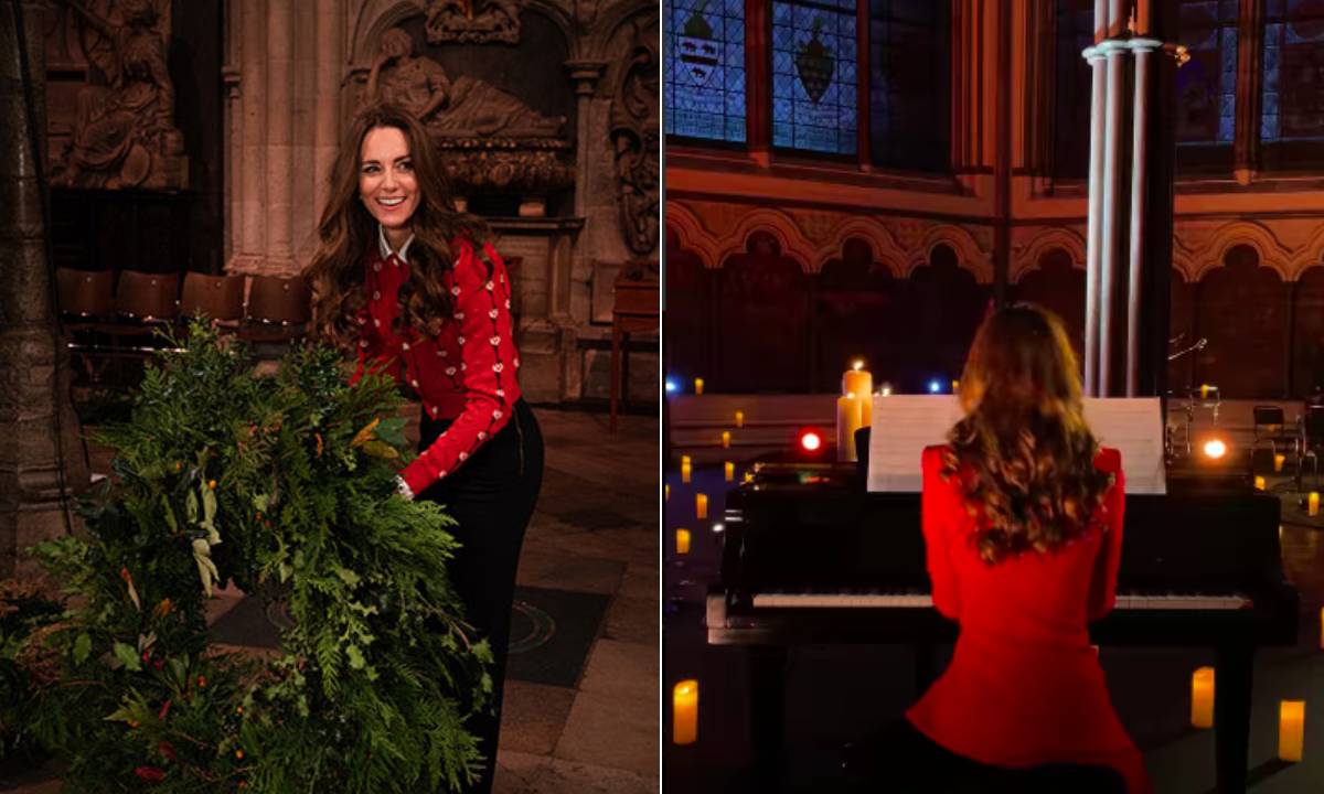 Kate Middleton luan në piano për Krishtlindje, tërheq vëmendjen e të gjithëve