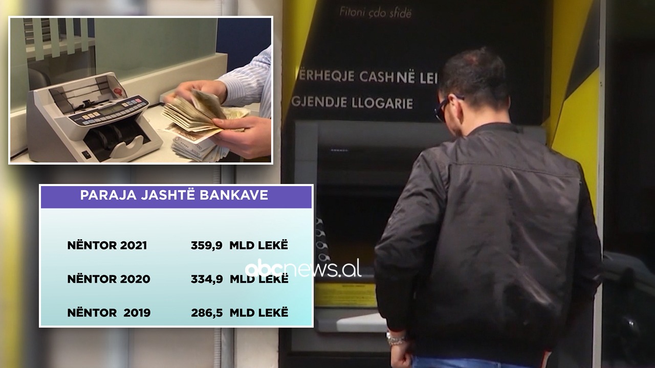 360 miliardë lekë jashtë bankave në Shqipëri, rekord gjatë muajit nëntor