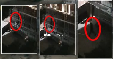 VIDEO/ I riu tenton të futet gjatë natës në Bashkinë Durrës për të vjedhur, momenti kur ngjitet nga skelat