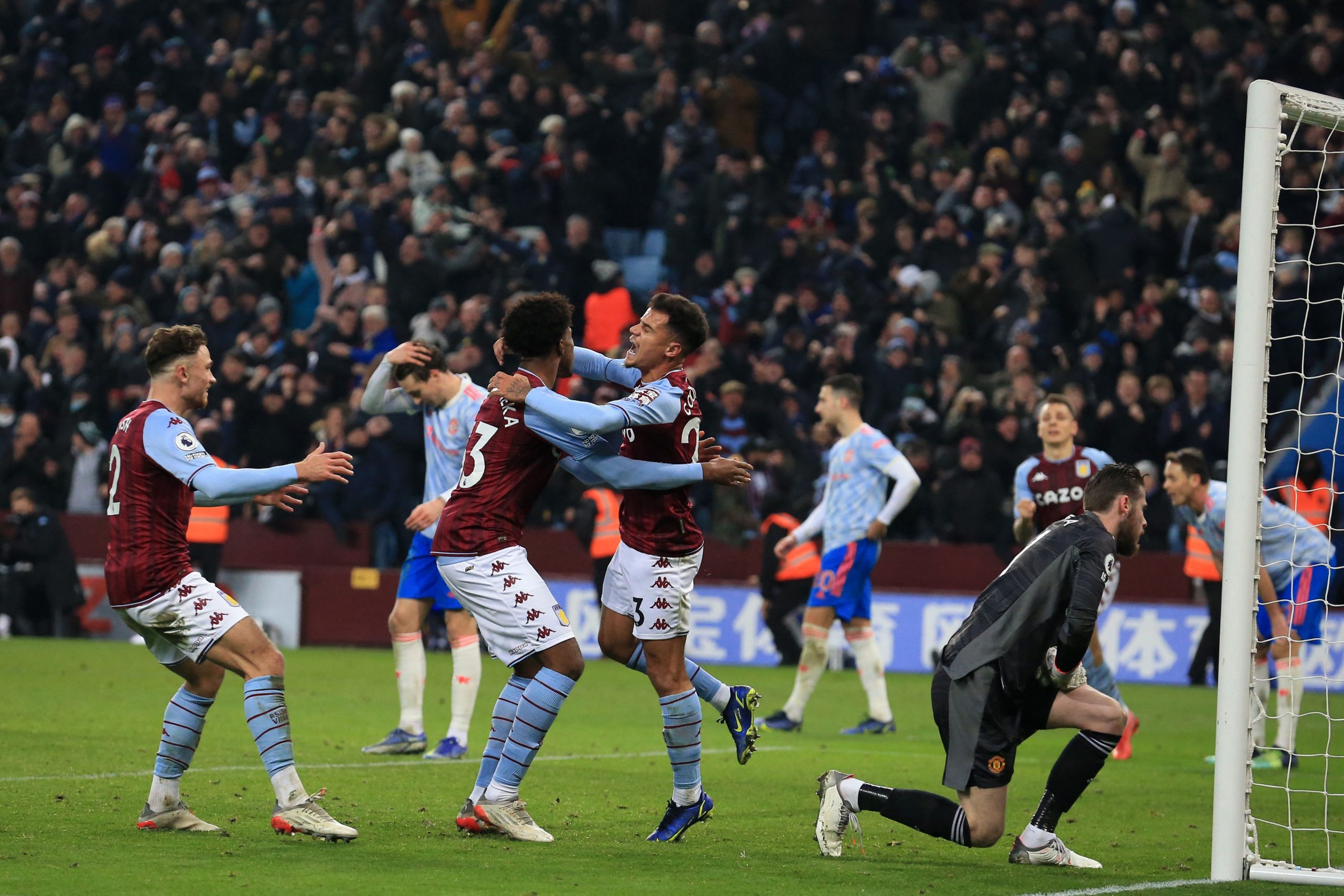 VIDEO/ Coutinho i prish festën Man.United, mbyllet në barazim super sfida në “Villa Park”