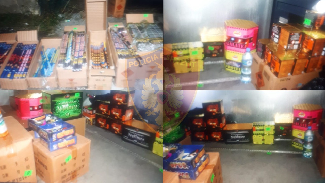 Kapet me 700 fishekzjarrë e 300 kapsolla, policia arreston tregtarin në Fier