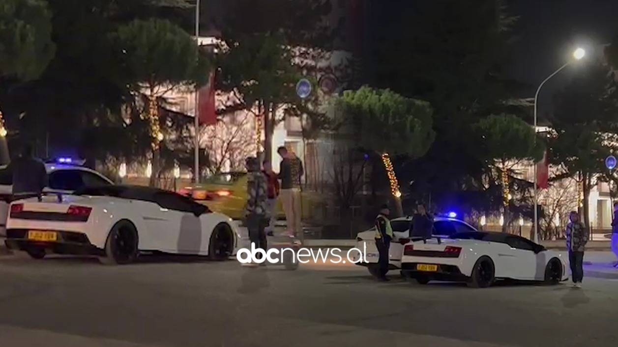 VIDEO/ Tek vendi ku bëhet drift, policia ndalon Lamborghinin luksoz