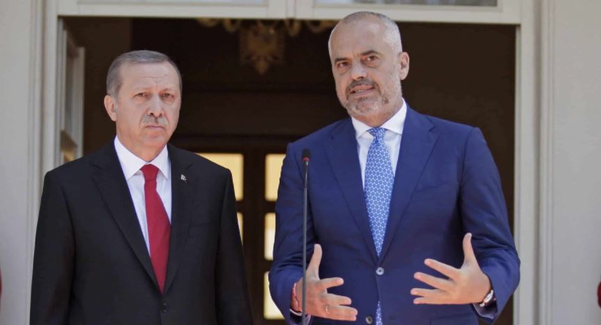 Turkish president will visit Albania on 17th January