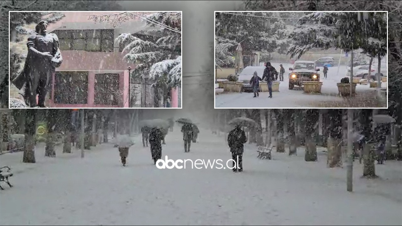 VIDEO/ Pamje piktoreske, Dibra zgjohet e zbardhur, dëbora bie sa një “grusht”