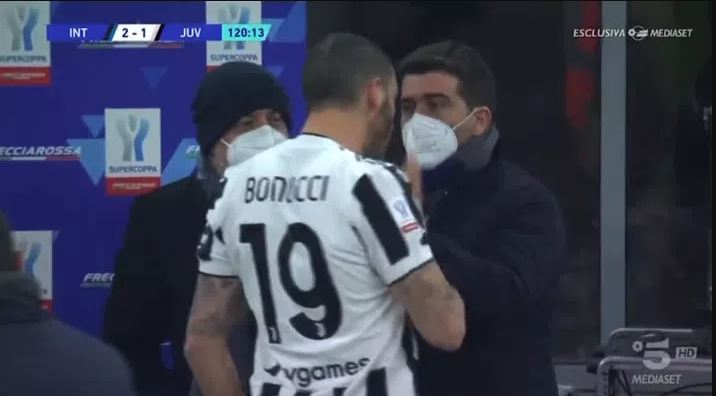 Bonucci rrezikon dënimin pas incidentit me menaxherin e Inter-it