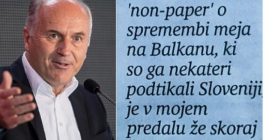 Ish-zyrtari i lartë në Bosnje: “Non-paper” slloven që ndryshonte kufijtë në Ballkan e kam në sirtar
