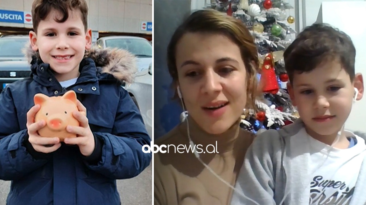 7-vjeçari shqiptar bën gjestin prekës në Itali, dhuron kursimet për fëmijët në nevojë