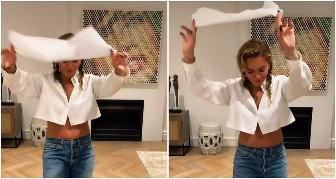 Me shami në dorë, Rita Ora i vë “flakën” TikTok-ut duke kërcyer valle
