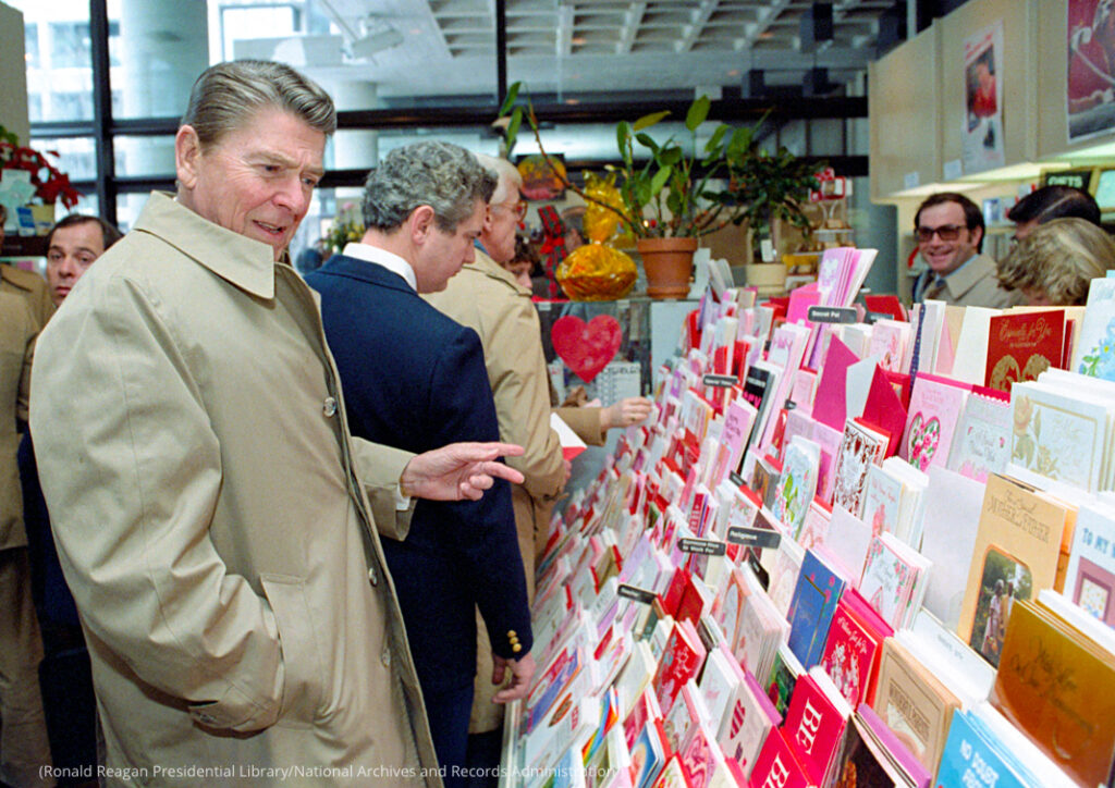 Ambasada e SHBA uron Shën Valentinin me foton e Ronald Regan: Edhe presidentët gjejnë kohë për festë