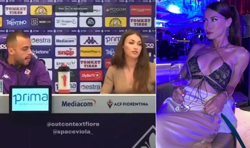 VIDEO/ Blerja e Fiorentinës fiksohet pas gazetares gjatë prezantimit