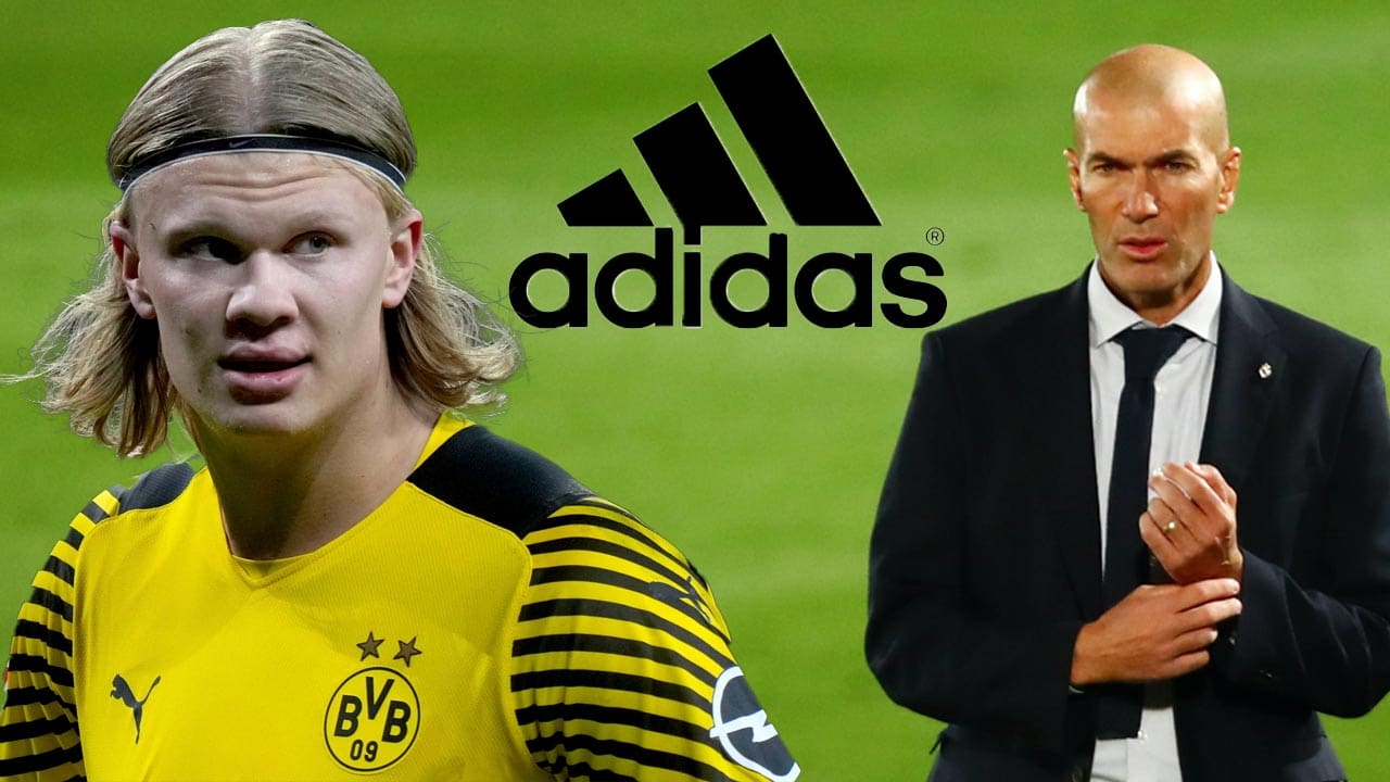 Transferimi i Haaland te Real Madrid , takim sekret midis lojtarit, Zidane dhe Adidas