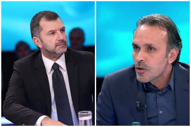 “Rri tek parkingu i PD-së për lekë, ik bli shampo dhe lahu”. Degjeneron debati në studio, Mërtiri – Bushatit: S’ke fytyrë ti, o zar i Berishës