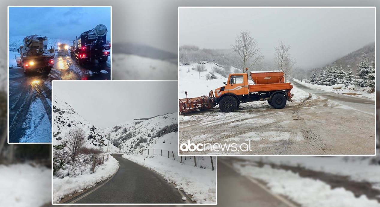 Dëborë në disa zona të vendit, ARRSH apel shoferëve: Pajisuni me zinxhirë dhe goma dimërore