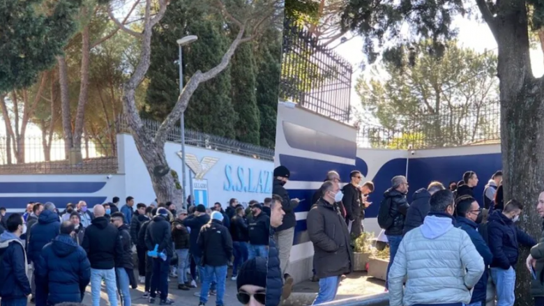 Tifozët e Lazios në protesta, dalin kundër dyshes Tare-Lotito