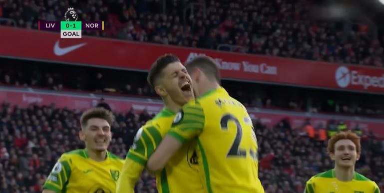 Video/ Rashica spektakolar, shënon dhe i jep avantazhin Norwich ndaj Liverpool