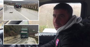 Reshjet intensive sjellin rrëshqitje gurësh në aksin Berat-Skrapar, vështirësohet qarkullimi