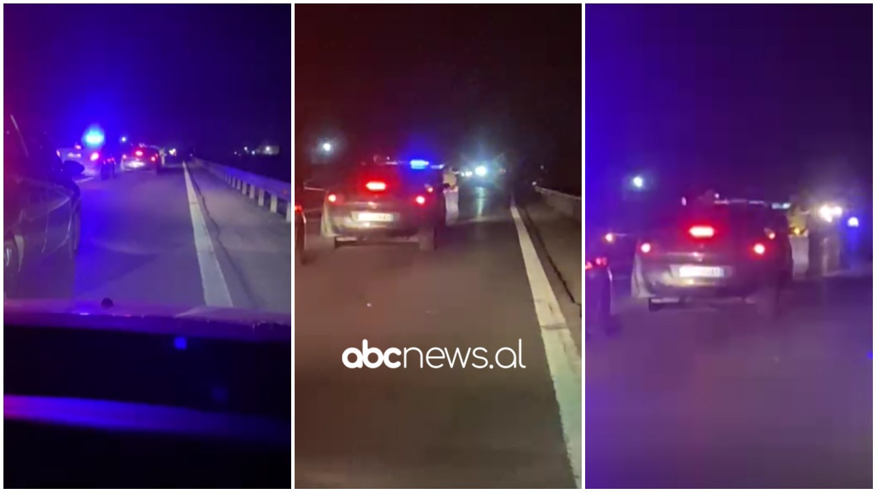 VIDEO/ Ç’po ndodh? Policia aksion në autostradën Tiranë-Durrës