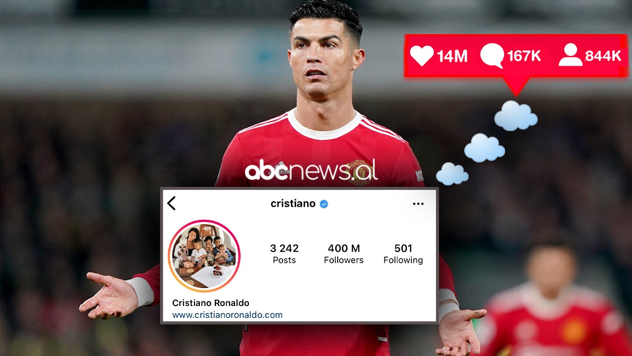 Cristiano Ronaldo tjetër rekord personal, kap shifrat e ‘frikshme’ në Instagram