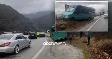 Shmanget tragjedia në Kthesën e Murrashit, autobusi me pasagjerë del nga rruga
