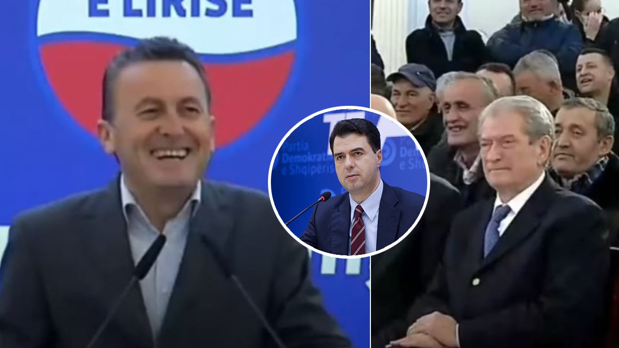 VIDEO/ Demokratit i “shpëton” goja në takimin e Berishës në Vorë: Të votojmë Lulzim Bashën